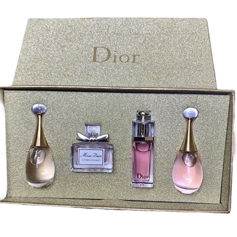 christian dior mini perfume|dior miniature perfume gift set.